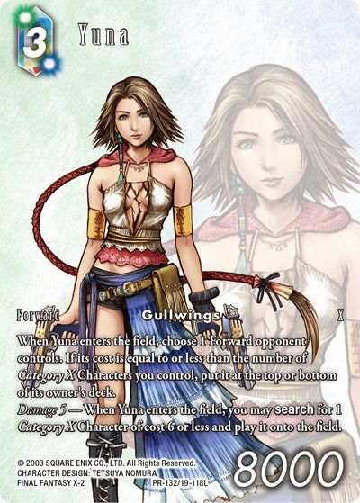 Yuna (From Nightmares Buy A Box Promo) - PR-132/19-118L - FF: Promo Cards