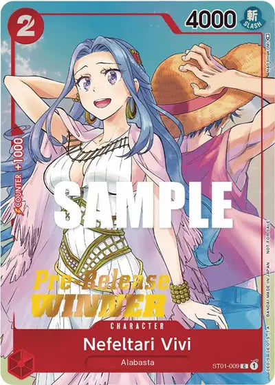 Nefeltari Vivi (OP-03 Pre-Release Tournament) [Winner] - ST01-009 - One Piece Promotion Cards