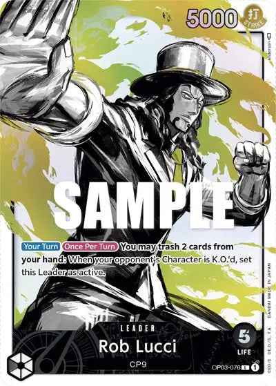 Rob Lucci (076) (Alternate Art) - OP03-076 - Pillars of Strength