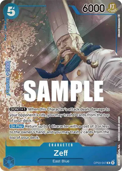 Zeff (Alternate Art) - OP03-047 - Pillars of Strength