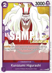 Kurozumi Higurashi (Judge) - OP01-100 - One Piece Promotion Cards