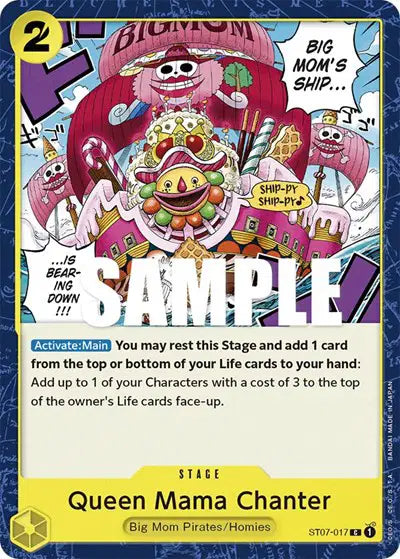 Queen Mama Chanter - ST07-017 - Starter Deck 7: Big Mom Pirates