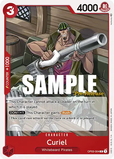 Curiel - OP03-004 - Pillars of Strength Pre-Release Cards
