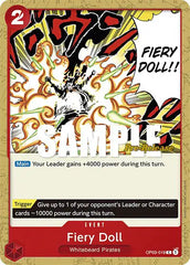 Fiery Doll - OP03-019 - Pillars of Strength Pre-Release Cards