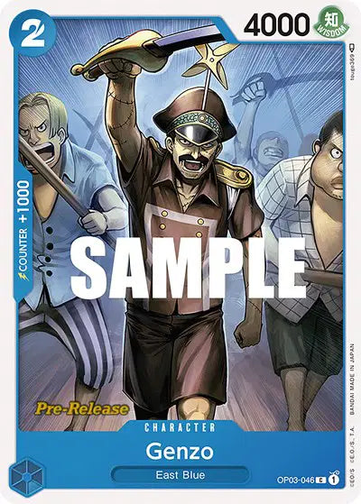 Genzo - OP03-046 - Pillars of Strength Pre-Release Cards