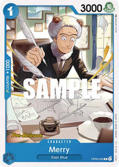 Merry - OP03-052 - Pillars of Strength Pre-Release Cards