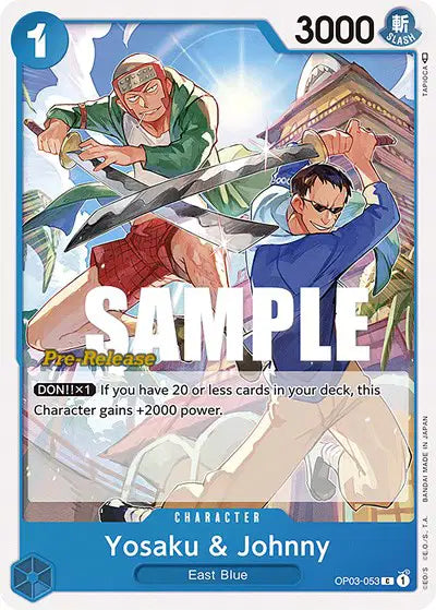 Yosaku & Johnny - OP03-053 - Pillars of Strength Pre-Release Cards