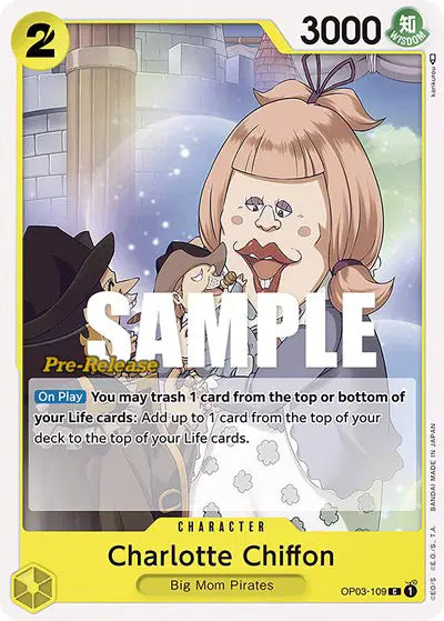 Charlotte Chiffon - OP03-109 - Pillars of Strength Pre-Release Cards