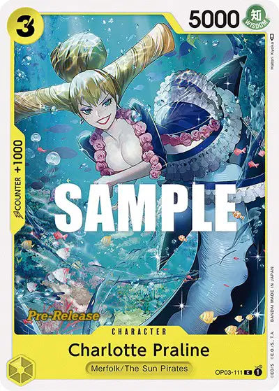 Charlotte Praline - OP03-111 - Pillars of Strength Pre-Release Cards