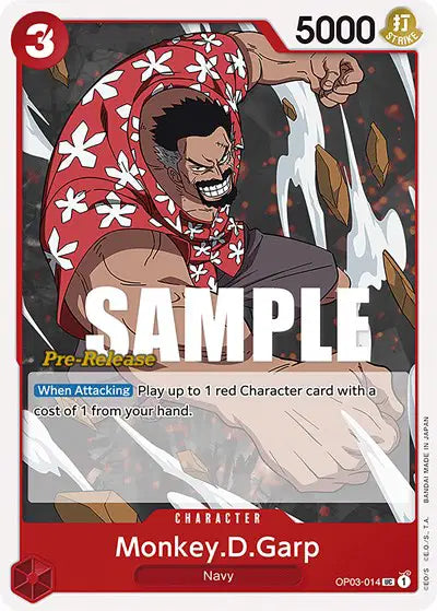 Monkey.D.Garp - OP03-014 - Pillars of Strength Pre-Release Cards