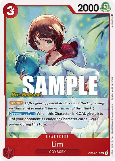 Lim - OP03-015 - Pillars of Strength Pre-Release Cards