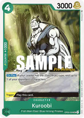 Kuroobi - OP03-026 - Pillars of Strength Pre-Release Cards