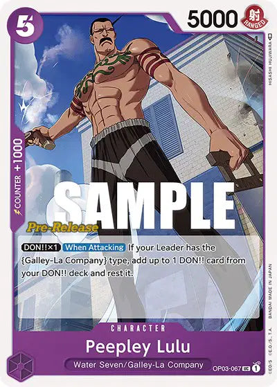 Peepley Lulu - OP03-067 - Pillars of Strength Pre-Release Cards