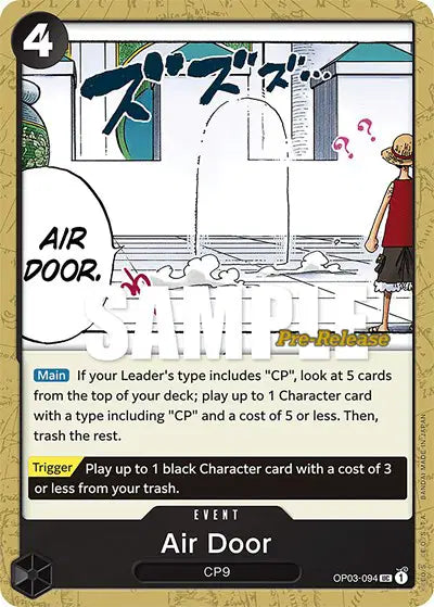 Air Door - OP03-094 - Pillars of Strength Pre-Release Cards