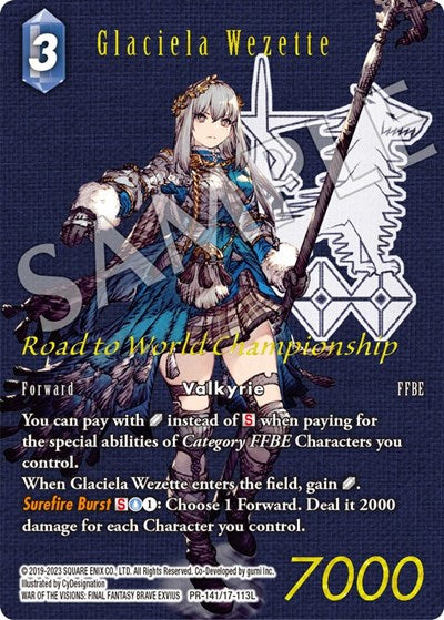 Glaciela Wezette - PR-141 - FF: Promo Cards