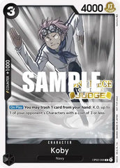 Koby (Judge) - OP02-098 - One Piece Promotion Cards