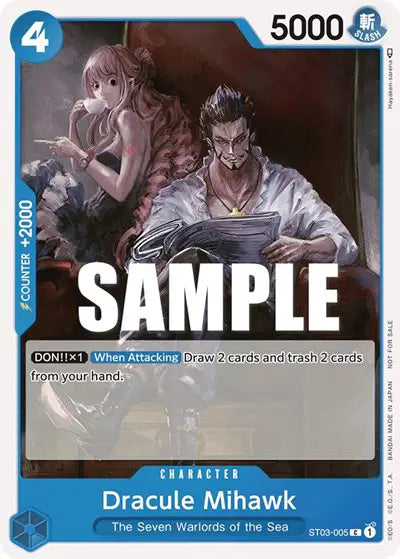 Dracule Mihawk (Tournament Pack Vol. 4) - ST03-005 - One Piece Promotion Cards