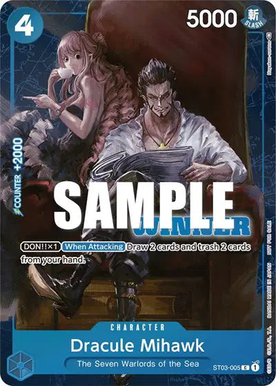 Dracule Mihawk (Winner Pack Vol. 4) - ST03-005 - One Piece Promotion Cards