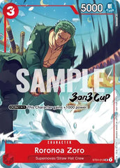 Roronoa Zoro (3-on-3 Cup) [Participant] - ST01-013 - One Piece Promotion Cards