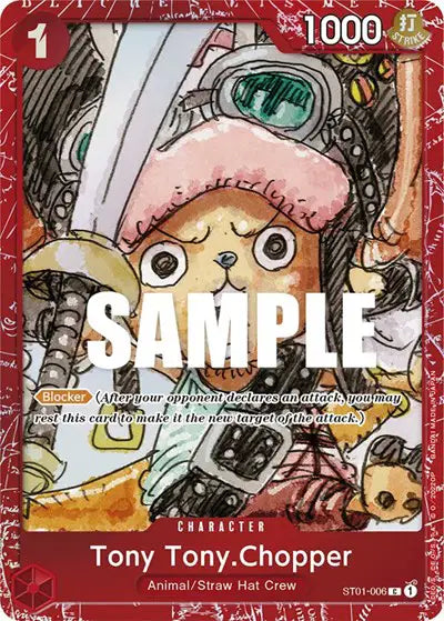 Tony Tony.Chopper (Premium Card Collection -ONE PIECE FILM RED Edition-) - ST01-006 - One Piece Promotion Cards