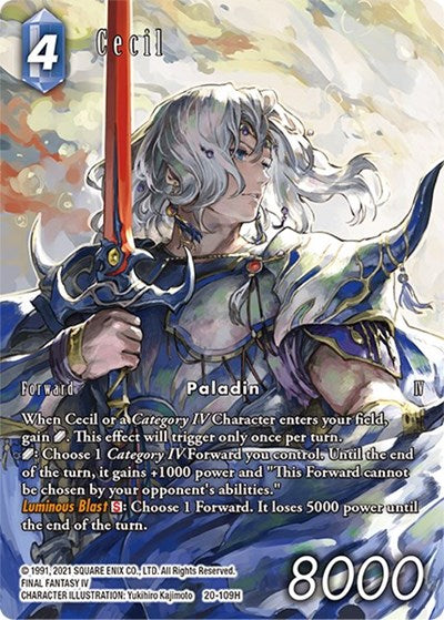 Cecil (Full Art) - 20-109H - Dawn of Heroes