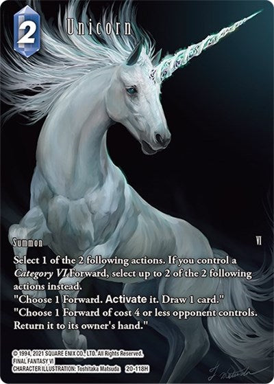 Unicorn (Full Art) - 20-118H - Dawn of Heroes