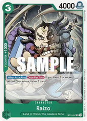 Raizo (Event Pack Vol. 2) - OP01-052 - One Piece Promotion Cards