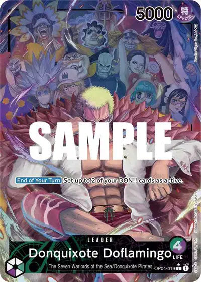 Donquixote Doflamingo (Alternate Art) - OP04-019 - Kingdoms of Intrigue