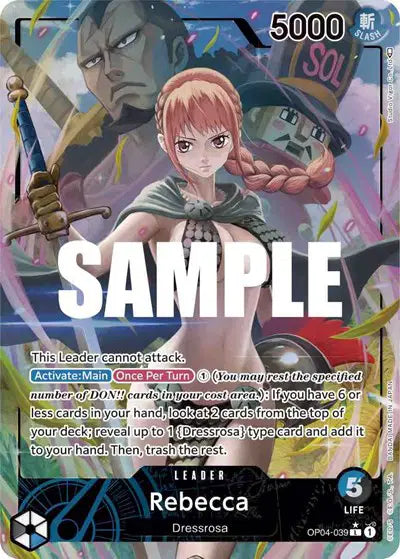 Rebecca (Alternate Art) - OP04-039 - Kingdoms of Intrigue