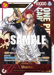 Shanks (Championship 2023) [Serial Number] - OP01-120 - One Piece Promotion Cards