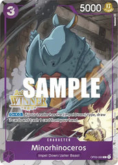 Minorhinoceros (Online Regional 2023) [Winner] - OP03-069 - One Piece Promotion Cards