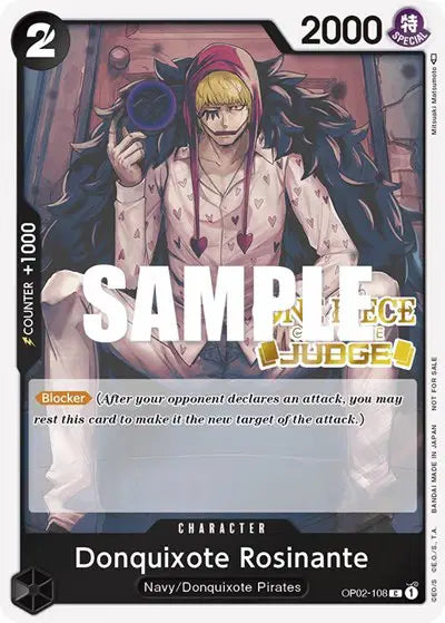 Donquixote Rosinante (Judge Pack Vol. 2) - OP02-108 - One Piece Promotion Cards