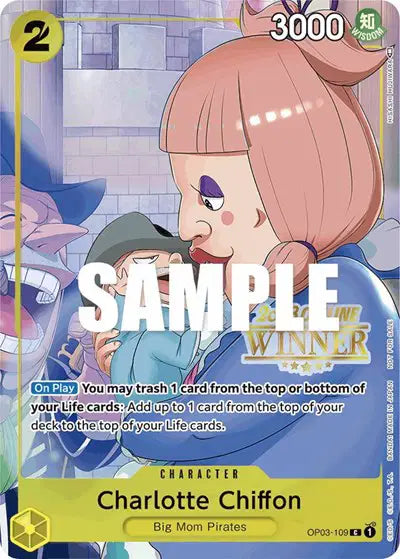 Charlotte Chiffon (Offline Regional 2023) [Winner] - OP03-109 - One Piece Promotion Cards