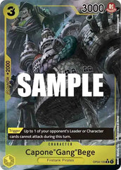 Capone"Gang"Bege (Alternate Art) - OP04-100 - Kingdoms of Intrigue