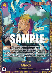 Marco (Treasure Cup) - OP02-018 - One Piece Promotion Cards