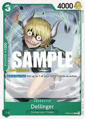 Dellinger - OP04-029 - Kingdoms of Intrigue Pre-Release Cards