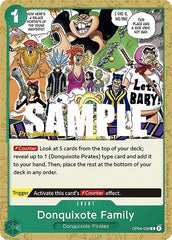 Donquixote Family - OP04-036 - Kingdoms of Intrigue Pre-Release Cards