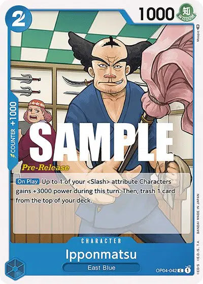 Ipponmatsu - OP04-042 - Kingdoms of Intrigue Pre-Release Cards