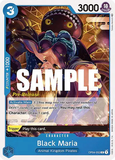 Black Maria - OP04-052 - Kingdoms of Intrigue Pre-Release Cards