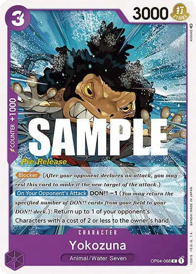 Yokozuna - OP04-068 - Kingdoms of Intrigue Pre-Release Cards