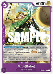 Mr.4(Babe) - OP04-071 - Kingdoms of Intrigue Pre-Release Cards