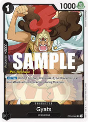 Gyats - OP04-080 - Kingdoms of Intrigue Pre-Release Cards
