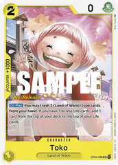 Toko - OP04-098 - Kingdoms of Intrigue Pre-Release Cards