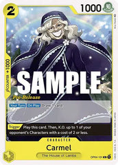 Carmel - OP04-101 - Kingdoms of Intrigue Pre-Release Cards