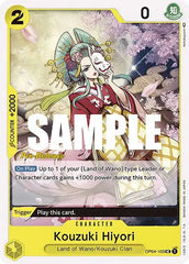 Kouzuki Hiyori - OP04-103 - Kingdoms of Intrigue Pre-Release Cards
