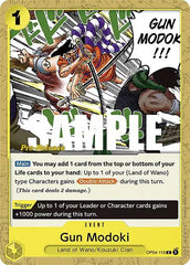 Gun Modoki - OP04-115 - Kingdoms of Intrigue Pre-Release Cards