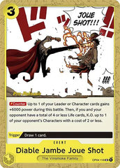 Diable Jambe Joue Shot - OP04-116 - Kingdoms of Intrigue Pre-Release Cards