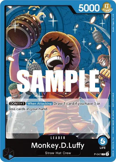 Monkey.D.Luffy (047) (Sealed Battle Kit Vol. 1) - P-047 - One Piece Promotion Cards