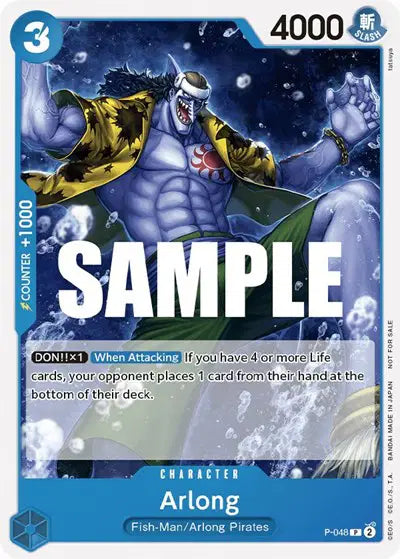Arlong (Sealed Battle Kit Vol. 1) - P-048 - One Piece Promotion Cards