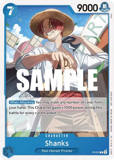 Shanks (Sealed Battle Kit Vol. 1) - P-051 - One Piece Promotion Cards